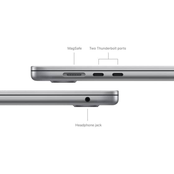 Apple MacBook Air with M3 Chip 15.3''QHD (Apple M3/8GB/512GB SSD/MacOs) Space Grey image 6