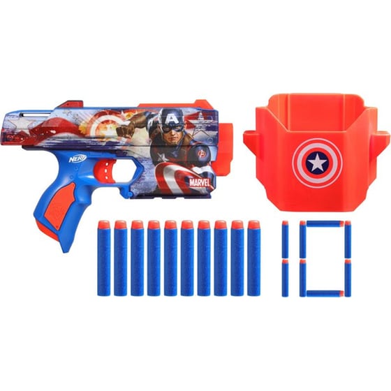 Εκτοξευτήρας Hasbro Nerf Ink Marvel Captain America image 1