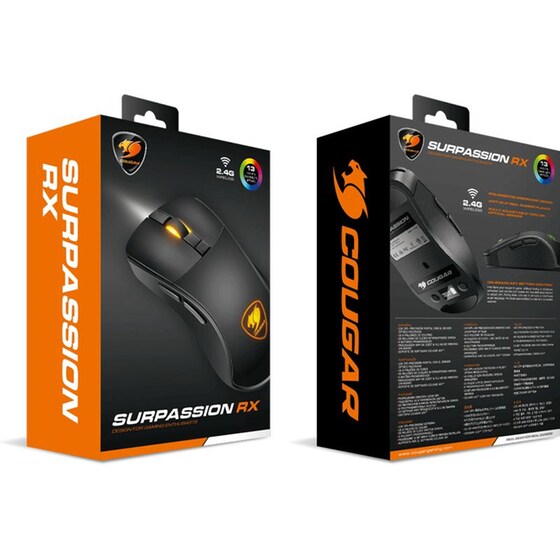 Cougar Surpassion RX Gaming Ενσύρματο & Ασύρματο Ποντίκι Μαύρο image 9