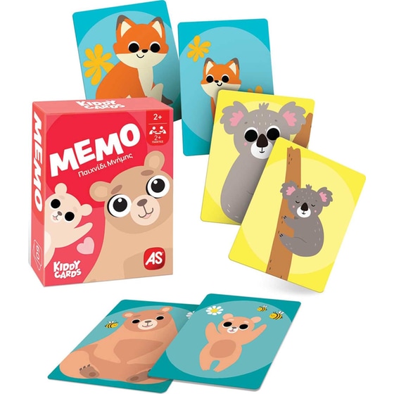 Κάρτες Kiddy Cards Μέμο/ Σναπ!/ ΤσούΚου/ Μαύρος Γάτος (AS Games) 1 Τμχ - Τυχαία Επιλογή image 1