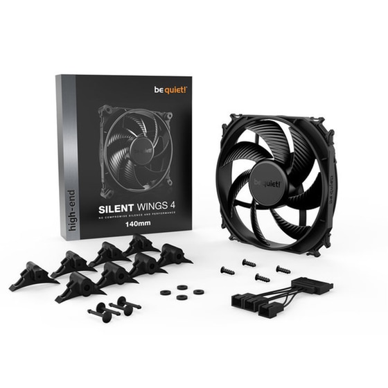 Case Fan BE QUIET! Silent Wings 4 BL095 140mm - Μαύρο image 3