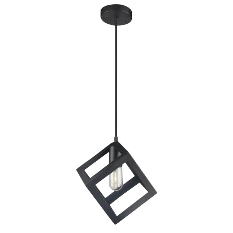 ΧΑΤΖΗΚΟΝΤΙΔΗΣ ΑΕ Φωτιστικό Οροφής Μονόφωτο Χατζηκοντίδης C10 Cubio 1 Μεταλλικό - Μαύρο