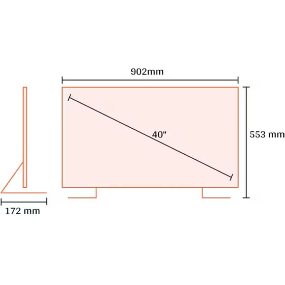 Kydos 40" QLED Full HD Smart TV Τηλεόραση K40VF22SQ00V2 image 1