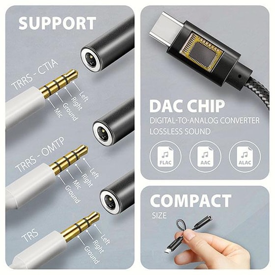 AXAGON ADA-HC USB-C DAC Εξωτερική Κάρτα Ήχου image 2