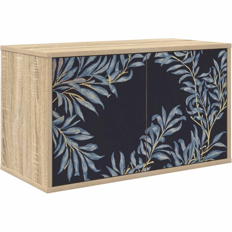 Έπιπλο Τηλεόρασης VidaXL DOKKUM Επιτοίχιο 69 x 33 x 40 cm - Sonoma Δρυς