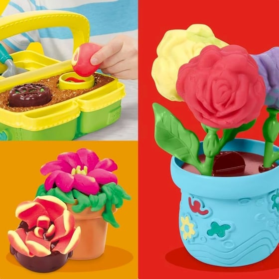 Hasbro Play-Doh Blooming Flowers Playset (G0492) image 6
