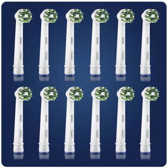 Ανταλλακτικές Κεφαλές 12 Τμχ για Ηλεκτρική Οδοντόβουρτσα Oral-B Cross Action CleanMaximizer image 2