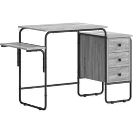 Γραφείο VidaXL με Αποθηκευτικό Χώρο 120x50x75 cm - Γκρι Sonoma