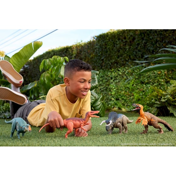 Mattel Φιγούρα Jurassic World Wild Roar Dinosaur Chomp με Ήχους & Κίνηση 1 Τμχ - Τυχαία Επιλογή Σχεδίου image 4