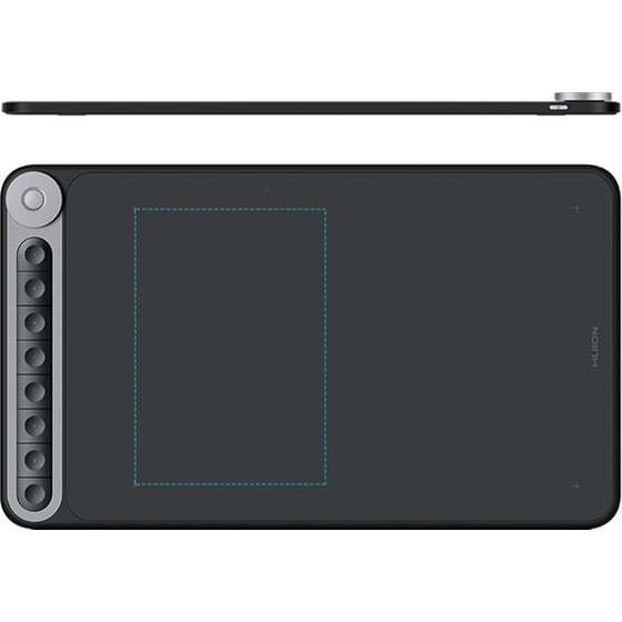 Ταμπλέτα Σχεδίασης Huion Q620m Inspiroy Dial - Μαύρο image 3