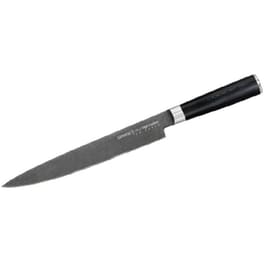 Μαχαίρι Φιλεταρίσματος Samura Mo-v Stonewash από Ανοξείδωτο Ατσάλι 23 cm - Μαύρο