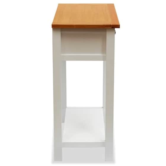 Vidaxl Τραπέζι Βοηθητικό 50 X 32 X 75 Εκ. Από Μασίφ Ξύλο Δρυός image 4