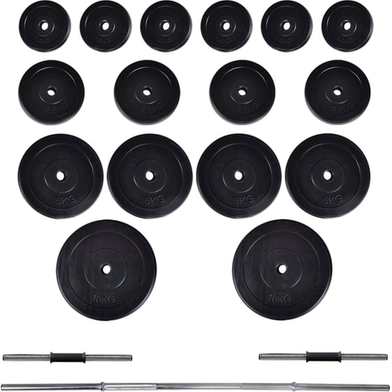 Σετ Ρυθμιζόμενος Πάγκος Γυμναστικής VidaXL 150x45cm - Μαύρος image 10