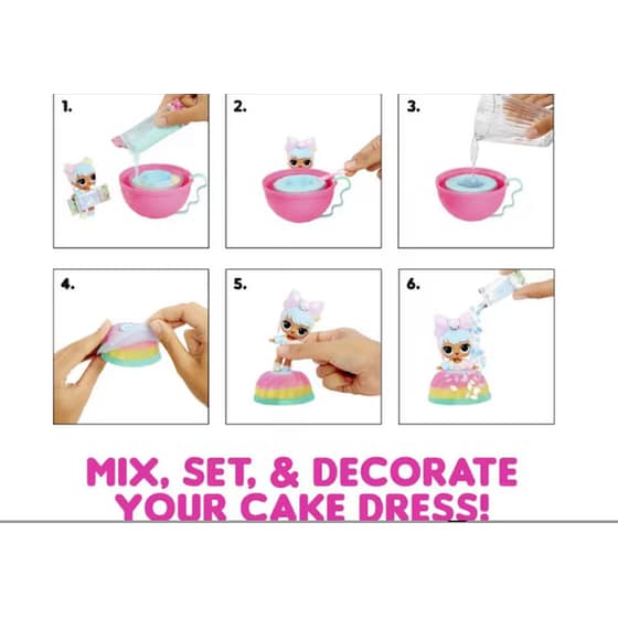 Παιχνιδολαμπάδα MGA Entertainment L.O.L. Surprise! Mix & Make - Birthday Cake™ Doll (593140EUC) image 1