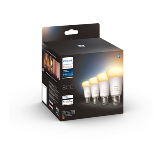 Έξυπνη Λάμπα Philips Hue E27 4 Τμχ - Λευκό image 3