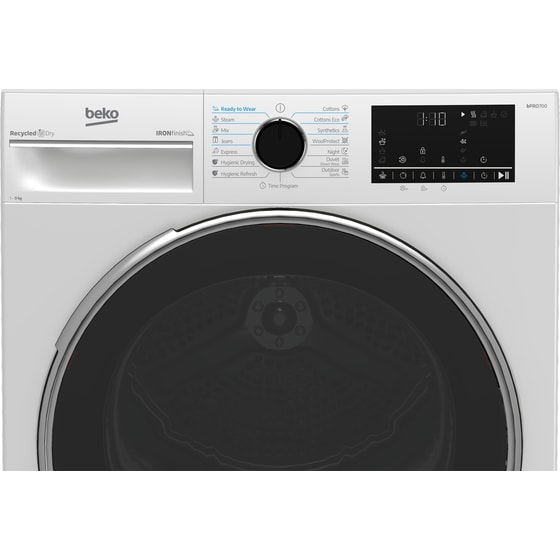 BEKO B5T49243WEU 9 kg με Αντλία Θερμότητας Λευκό Στεγνωτήριο Ρούχων image 3
