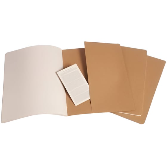 Σημειωματάριο Moleskine Cahier Journal Kraft Extra XL (3 Τεμάχια) image 3