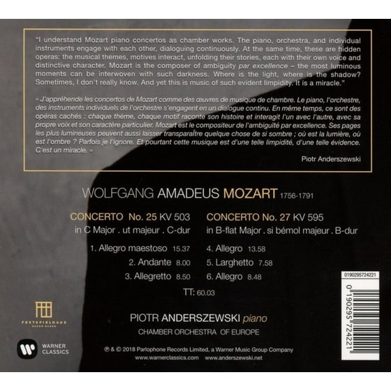 Piano Concertos 25 & 27 image 4