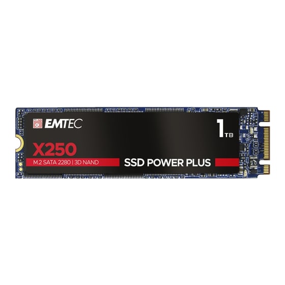 Εσωτερικός SSD Emtec X250 SATA III M.2 1TB image 0