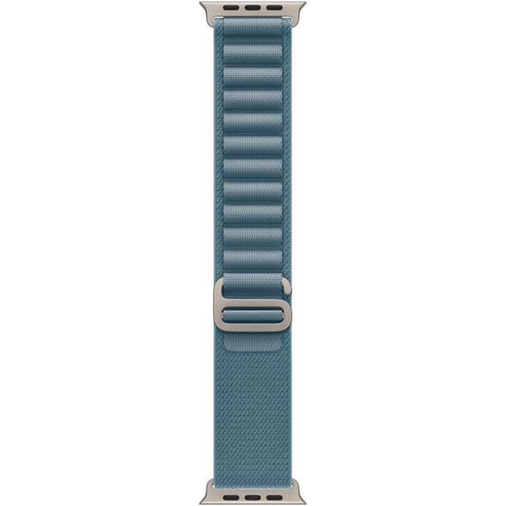 Λουράκι Apple Alpine Loop S για Apple Watch 49mm - Light Blue with Natural Titanium Finish image 0