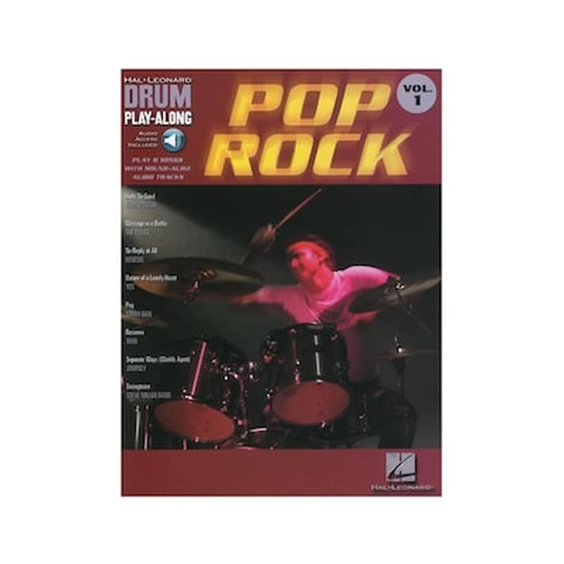 HAL LEONARD Drum Play Along: Pop Rock Drums, Vol.1 - Online Audio