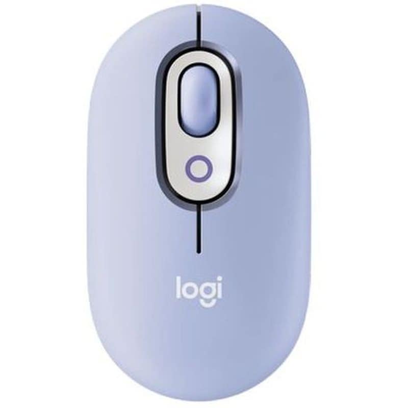 Logitech Logitech POP Ασύρματο Ποντίκι με Bluetooth - Λιλά