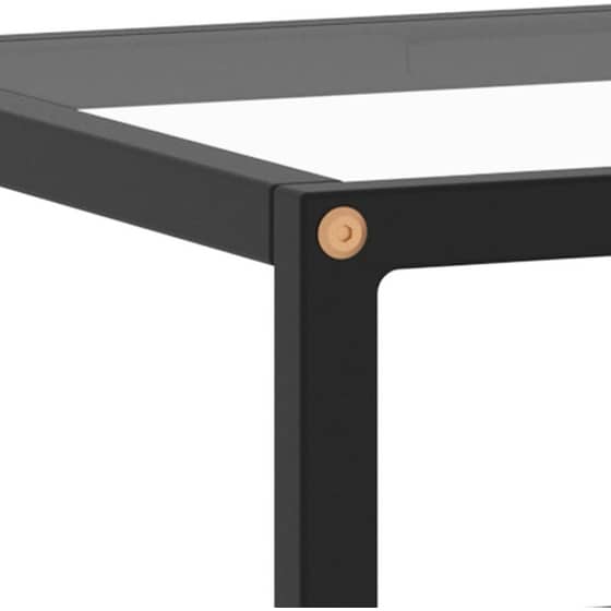 Έπιπλο Τηλεόρασης VidaXL Γυαλί 100x40x40cm - Μαύρο image 4