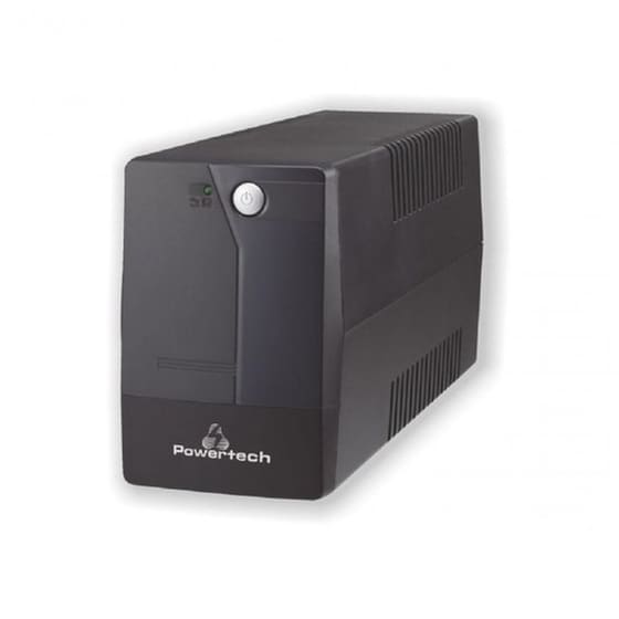 UPS Powertech 1500VA 900W με 4 Schuko Πρίζες PT-1500 Μαύρο image 1