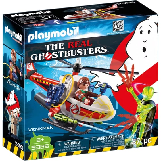 PLAYMOBIL® The Real Ghostbusters Venkman με Ελικόπτερο (9385) image 0