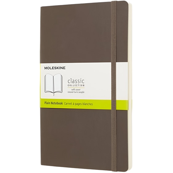 Σημειωματάριο Moleskine Classic Plain Καφέ Large (1 Τεμάχιο) image 0