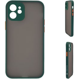 Θήκη Apple iPhone 12 - Sonique Color Button Bumper - Πράσινο