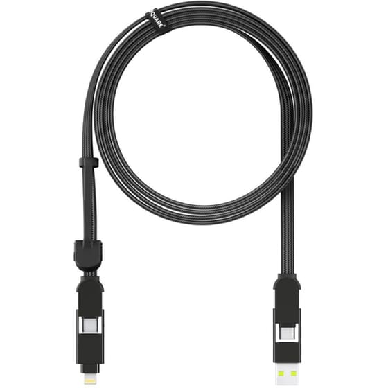 Καλώδιο Φόρτισης Rolling Square inCharge XL 6-in-1 100W 2m - Urban Black image 0