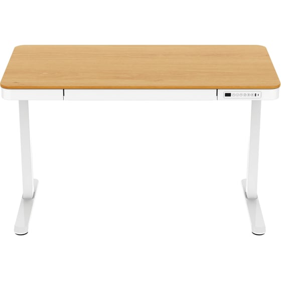 Ηλεκτρικό Γραφείο Gaming ErgoAction E-Desk 2E από Μελαμίνη 120x60 cm - Λευκό/Μπεζ image 1