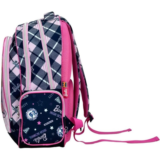 Τσάντα Πλάτης Δημοτικού Gim Barbie Varsity image 3