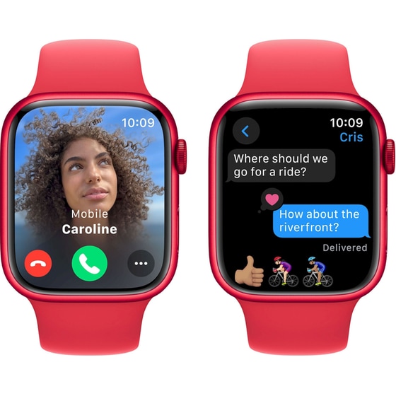 Apple Watch Series 9 Aluminium Product(RED) GPS 45mm - Medium/Large - Red image 5