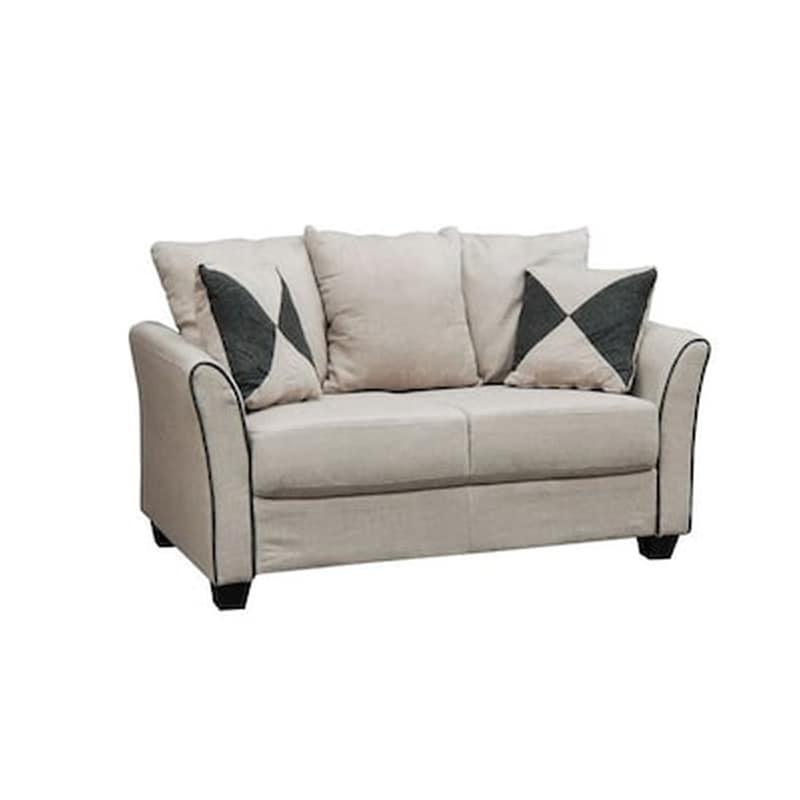 WOODWELL Διθέσιος Καναπές Woodwell C9449 142x80cm - Μπεζ