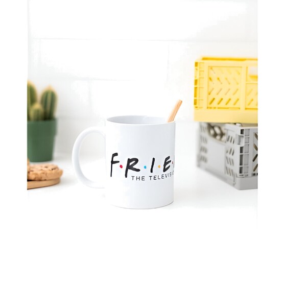Κούπα Erik Friends Logo Κεραμική 350 ml - Λευκή image 6