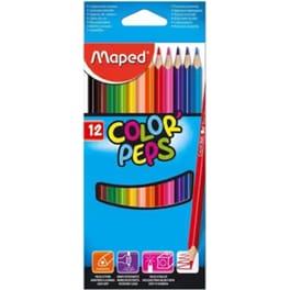 Ξυλομπογιές Maped Color Peps 12 Τεμάχια
