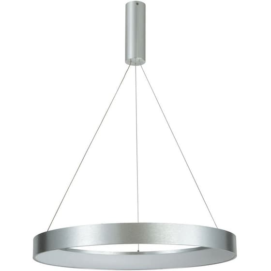 Φωτιστικό Οροφής Led Dimmable Homelighting Amaya 77-8144 από Αλουμίνιο - Ασημί image 0