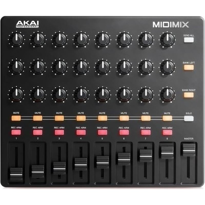 Akai Midi Controller MIDImix σε Μαύρο Χρώμα
