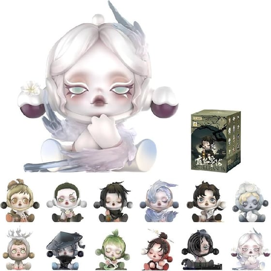 Φιγούρα Pop Mart Skullpanda The Ink Plum Blossom Series Blind Box image 1