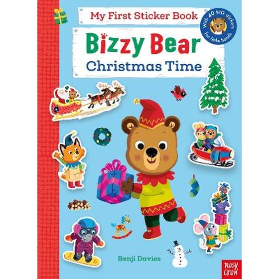 Bizzy Bear: My First Sticker Book: Christmas Time image 0