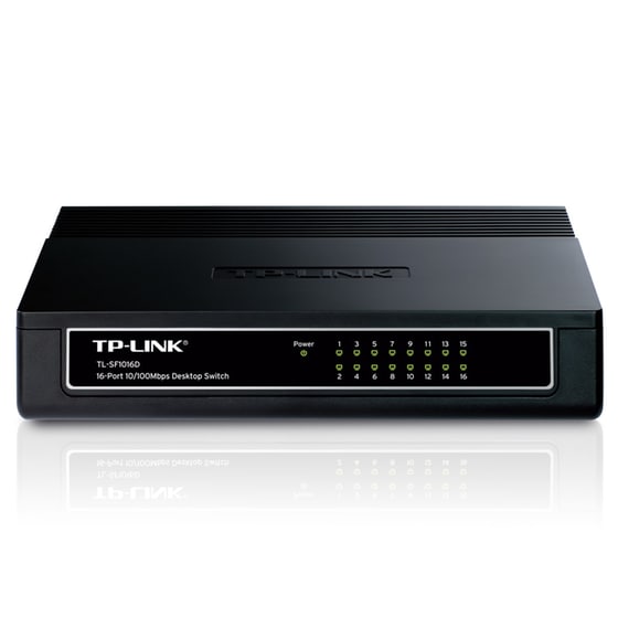 TP-Link TL-SF1016D Network Switch Unmanaged Fast Ethernet (100 Mbps) image 0