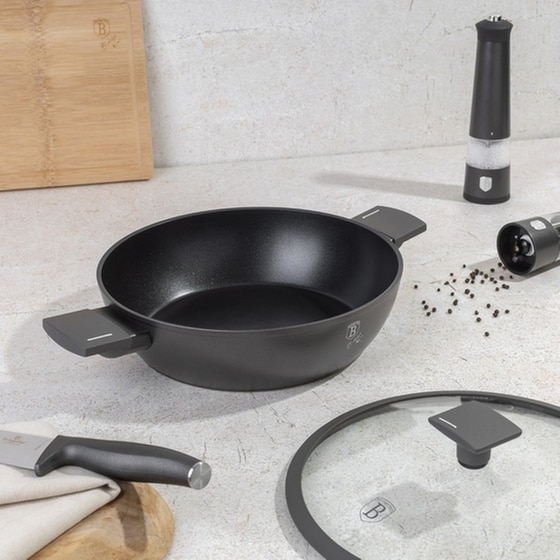 Κατσαρόλα BERLINGER HAUS BH8128 28 cm 3.8 L Ανθρακί image 3