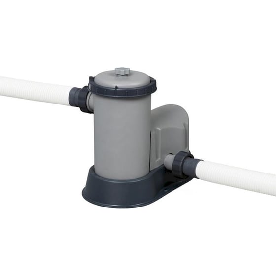 Oρθογώνια Πισίνα Bestway 56465 14.812Lt με Μεταλλικό Σκελετό, Φίλτρο & Κάλυμμα - Γκρι image 5
