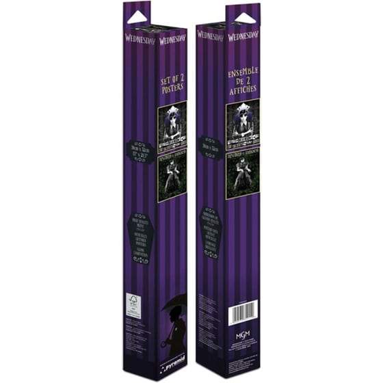 Αφίσες Pyramid Wednesday Addams 2-Pack image 3