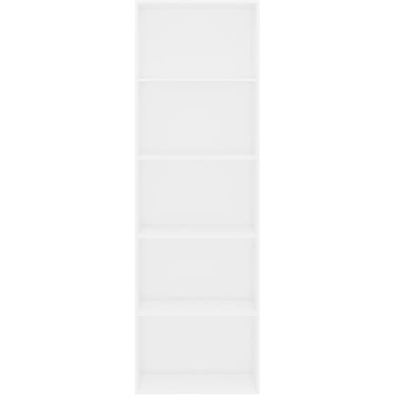 Βιβλιοθήκη VidaXL από Μοριοσανίδα 60x30x189cm - Λευκό image 1