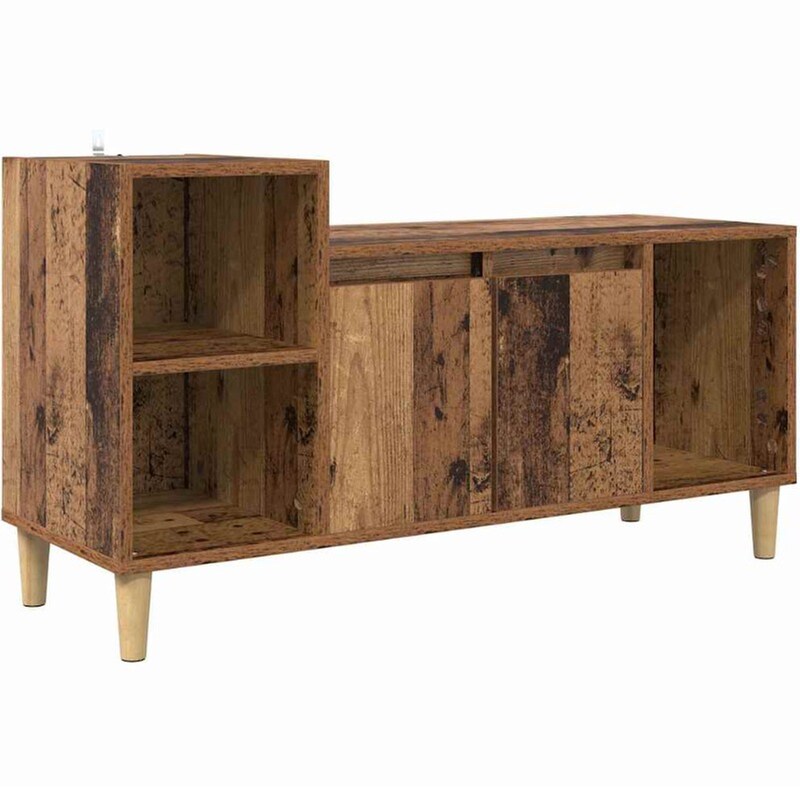 Έπιπλο Τηλεόρασης VidaXL 100 x 35 x 55 cm - Παλαιωμένο Ξύλο