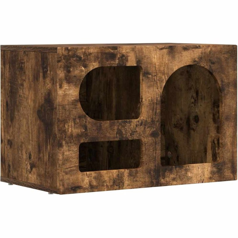 Έπιπλο Τηλεόρασης VidaXL ELST 60 x 35 x 40 cm - Καπνιστή Δρυς