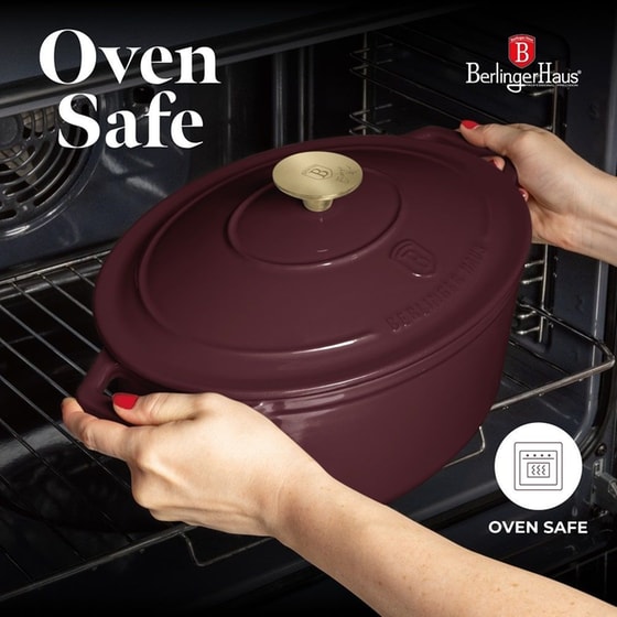 BERLINGER HAUS BH-6543 Μαντεμένια Γάστρα 30 cm 4.65 L Κόκκινο image 3